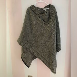 Handwoven Wool Poncho